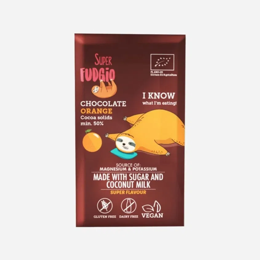 Čokoláda s kokosovým mliekom a pomarančom BIO 80 g