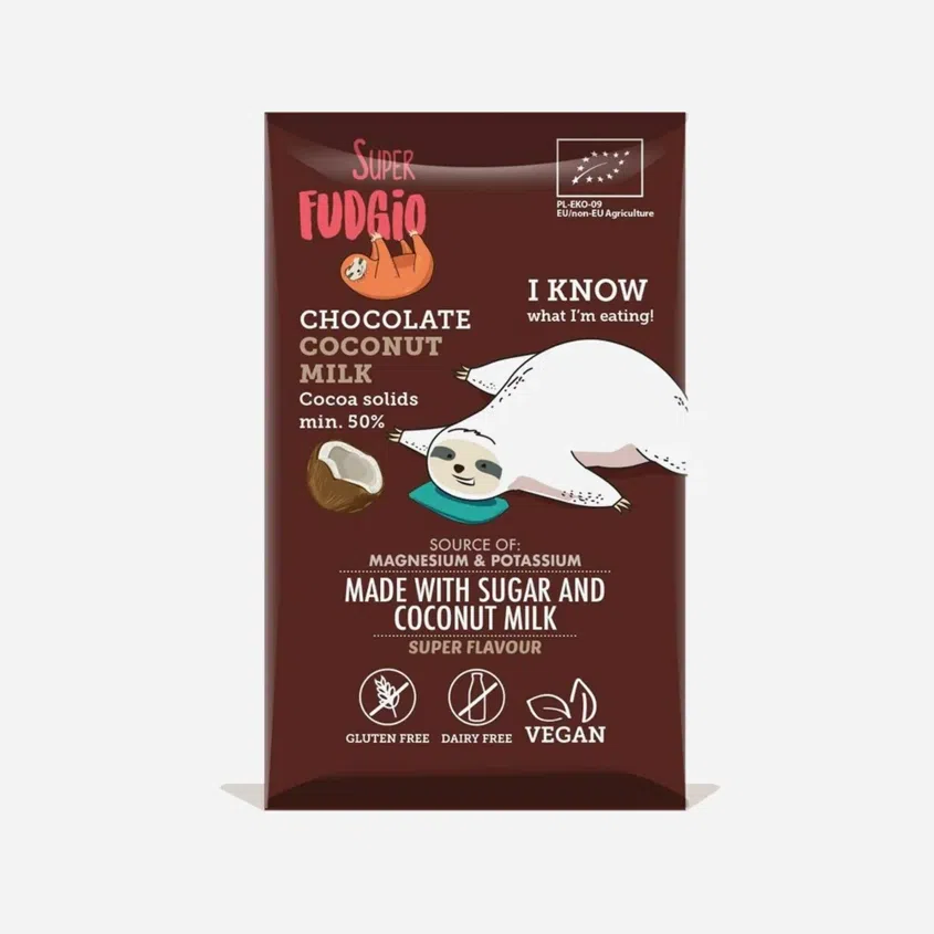 Čokoláda s kokosovým mliekom BIO