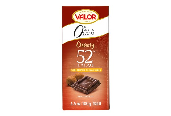 Čokoláda s náplňou 35%, bez prídavku cukru, sa sladidlami