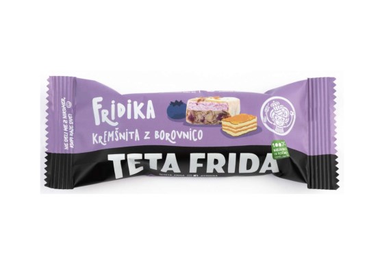 Čokoládová tyčinka Krémový rez s čučoriedkami