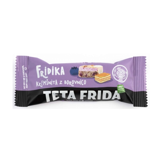 Čokoládová tyčinka Krémový rez s čučoriedkami