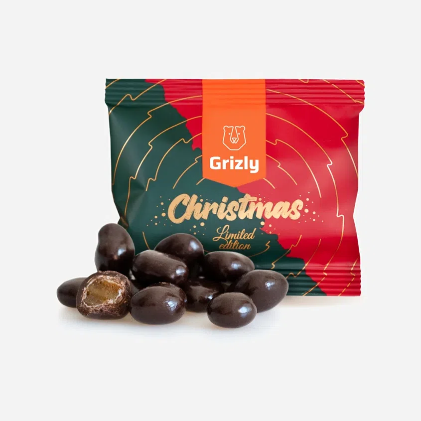 Čokoládové dražé s pomarančom