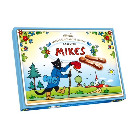 Čokoládové jazýčky mliečne Mikeš
