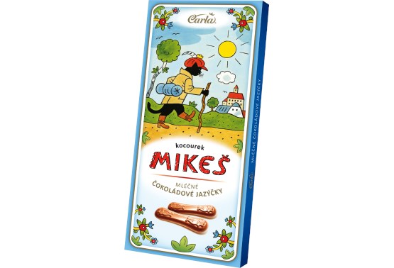 Čokoládové jazýčky mliečne Mikeš