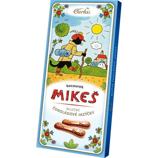 Čokoládové jazýčky mliečne Mikeš