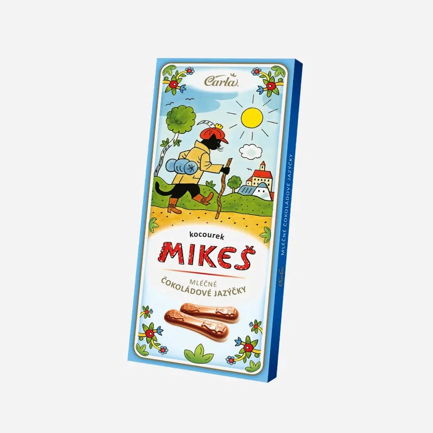 Čokoládové jazýčky mliečne Mikeš