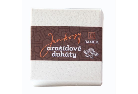 Čokoládovňa Janek Jankove arašidové dukáty v krabičke