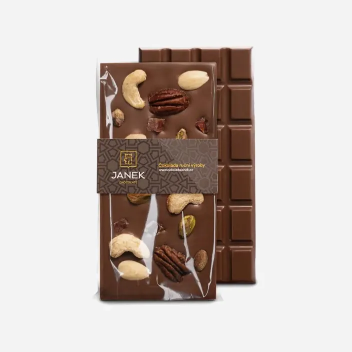 Čokoládovňa Janek Mliečna čokoláda Jankova pečať