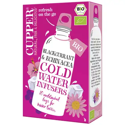 Cold Water Infusers čierne ríbezle a echinacea BIO