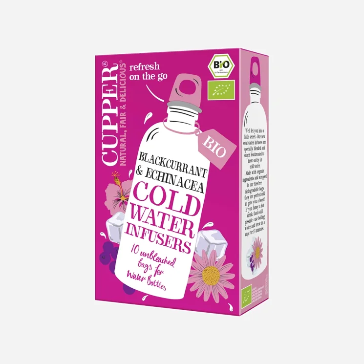 Cold Water Infusers čierne ríbezle a echinacea BIO