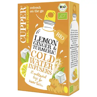 Cold Water Infusers Citrón, zázvor a kurkuma