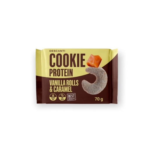 Cookie proteín vanilla rolls a karamel