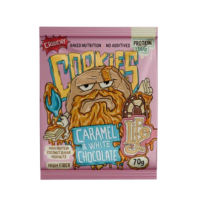 Cookies caramel & white chocolate