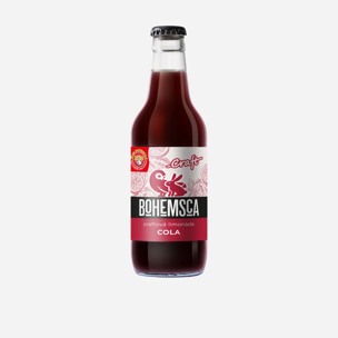 Craft limonáda Cola sklo