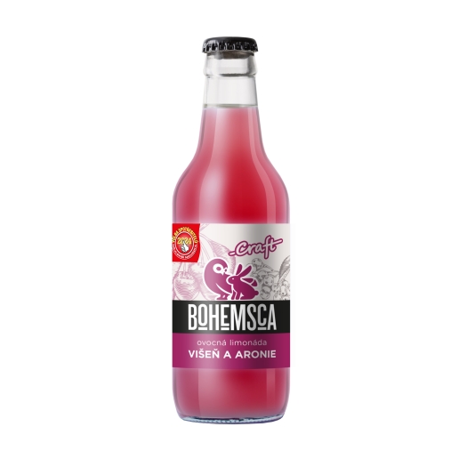 Craft limonáda višňa a arónia sklo