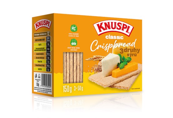 Crispbread 3 druhy syra