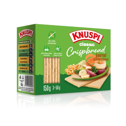 Crispbread Jarná zelenina