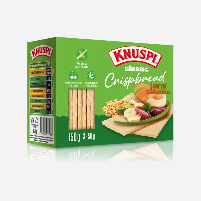 Crispbread Jarná zelenina