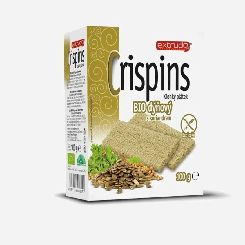 Crispins tekvicový Koriander 2x50 g
