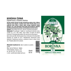 Čučoriedka čierna tinktúra z púčikov