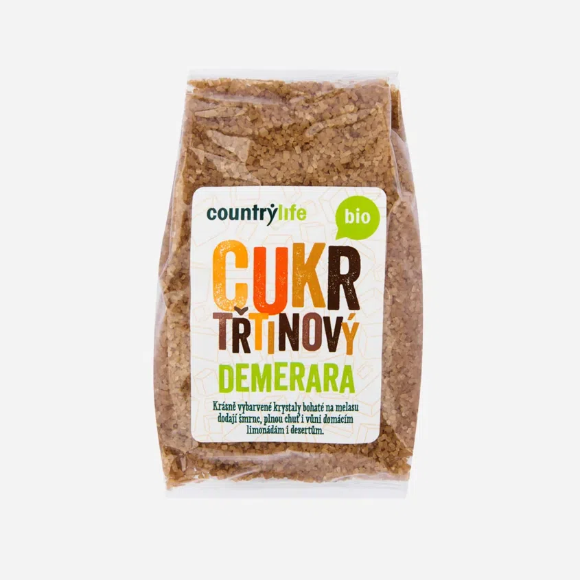 Cukor trstinový Demerara BIO