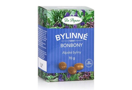 Cukríky Alpské byliny