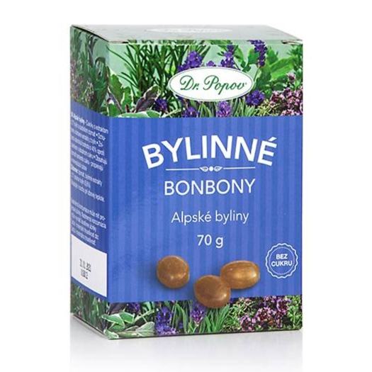 Cukríky Alpské byliny