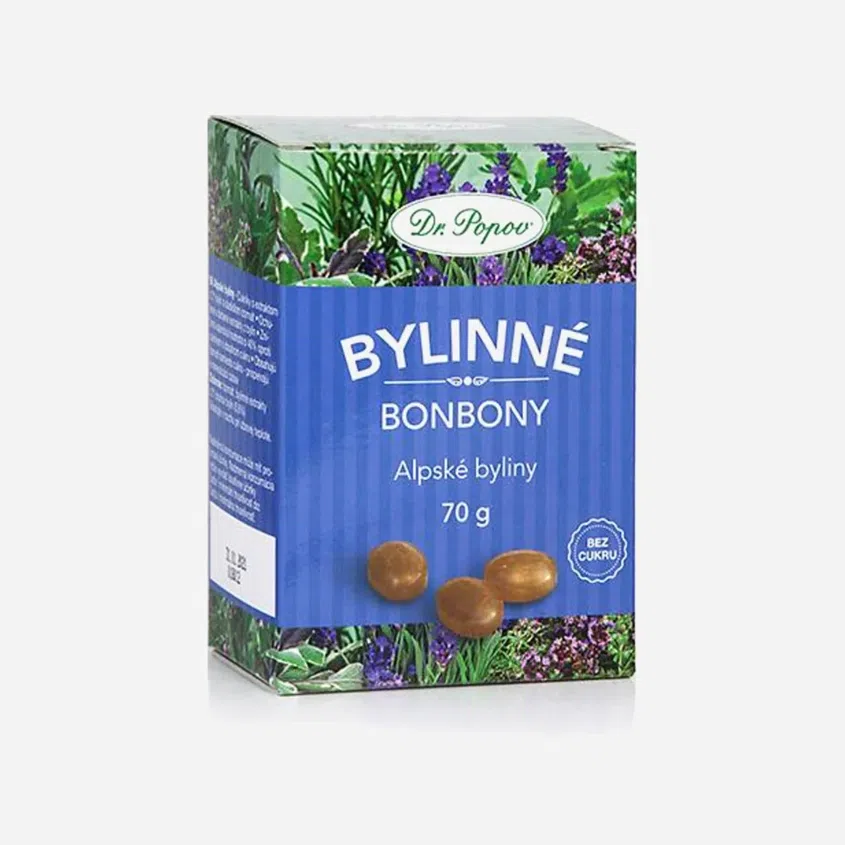 Cukríky Alpské byliny