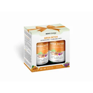 Darčekové Balenie Mega Detox Pestrec a Kurkumín forte 60+60 vegánskych kapsúl