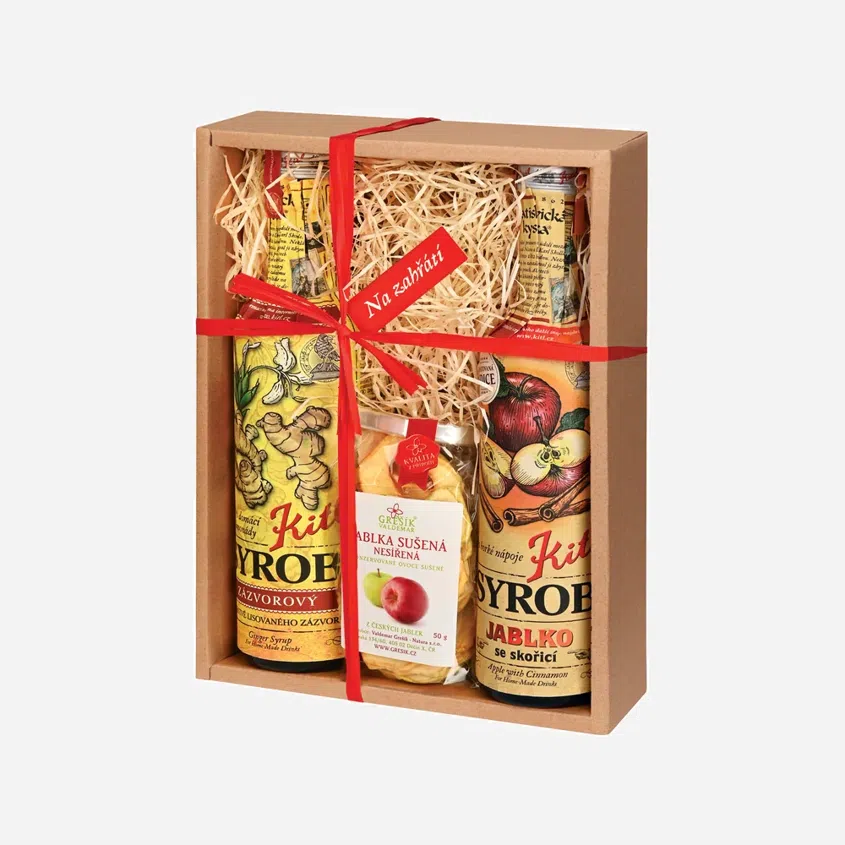 Darčekové balenie na zahriatie (jablko, zázvor a krížalky)