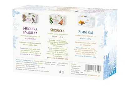 Darčekové trio Vôňa zimy 60 sáčkov