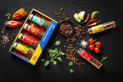 Darčekový Set Chrumkavé a pražené cvrčky 4 príchute