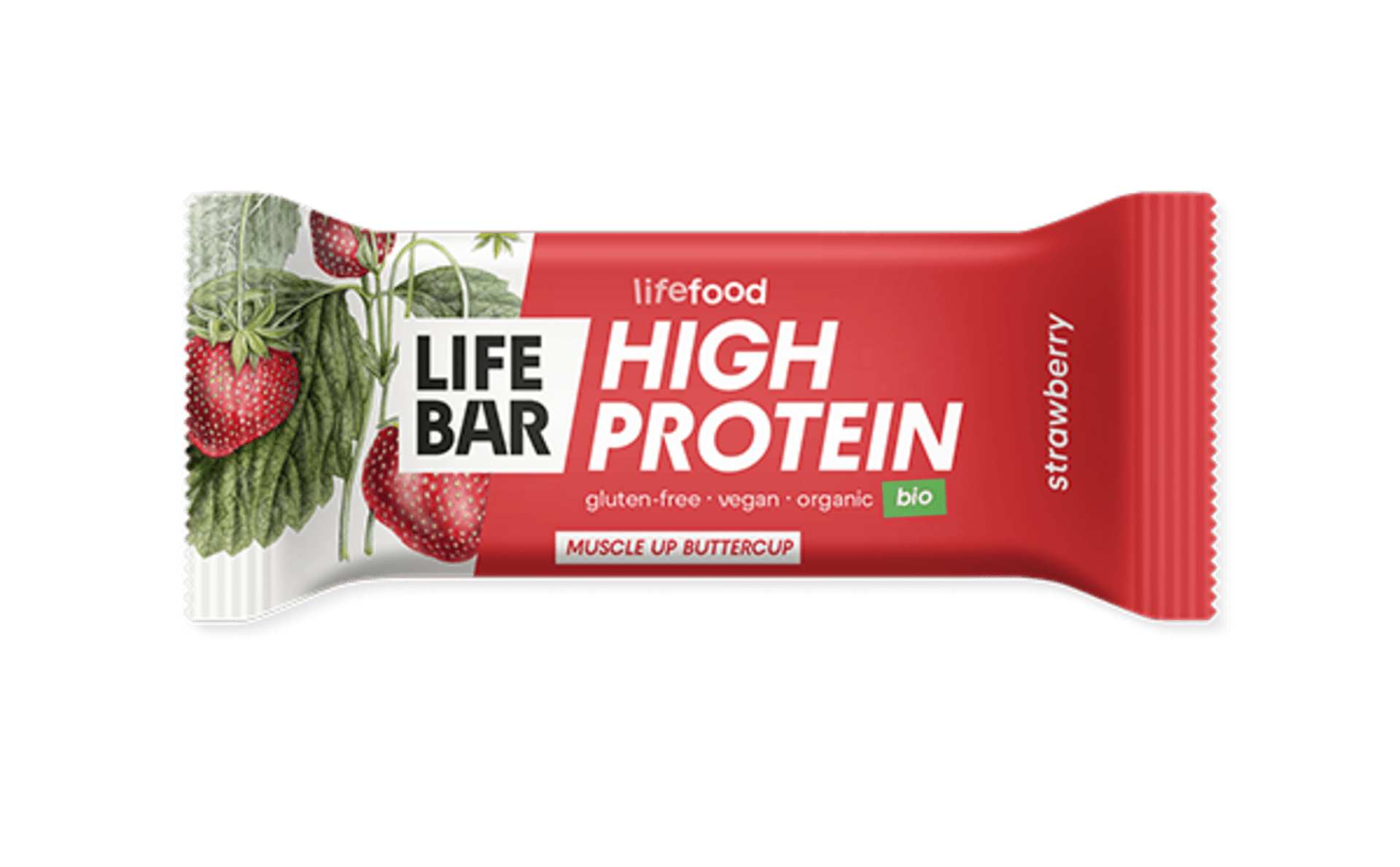 E-shop Lifebar Proteín tyčinka jahodová BIO 40 g
