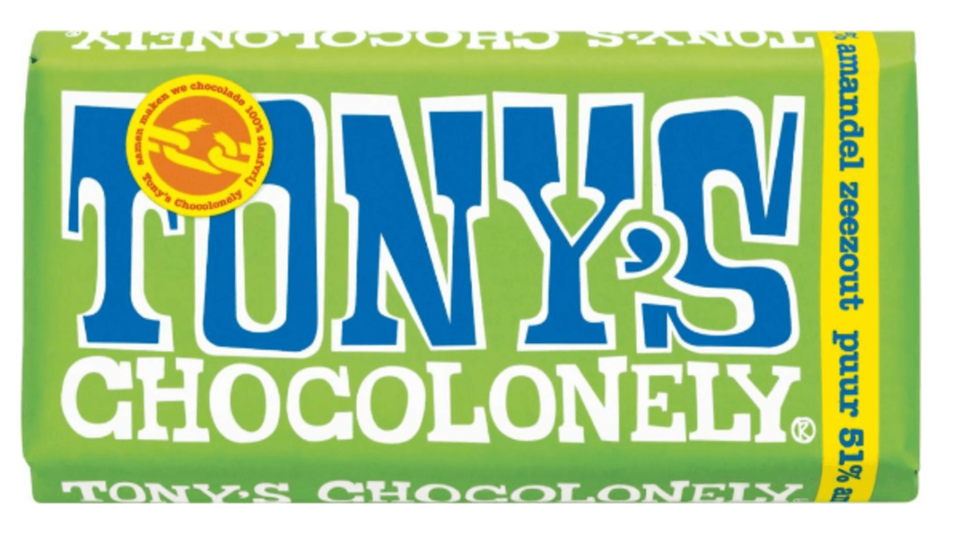 E-shop Tony’s Chocolonely Horká čokoláda, mandle a morská soľ 180 g