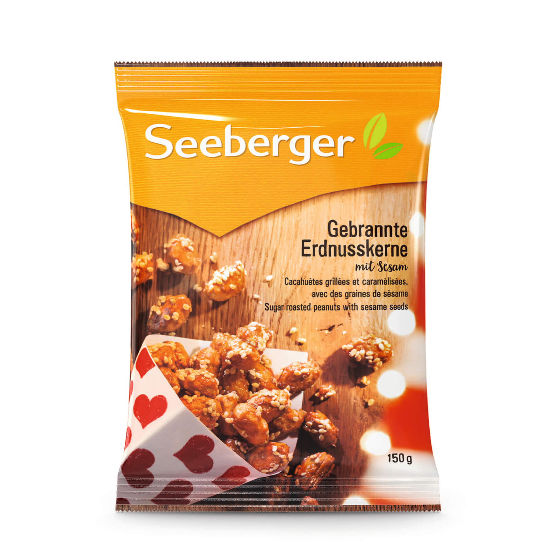 E-shop Seeberger Pražené arašidy v cukre so sezamom 150 g