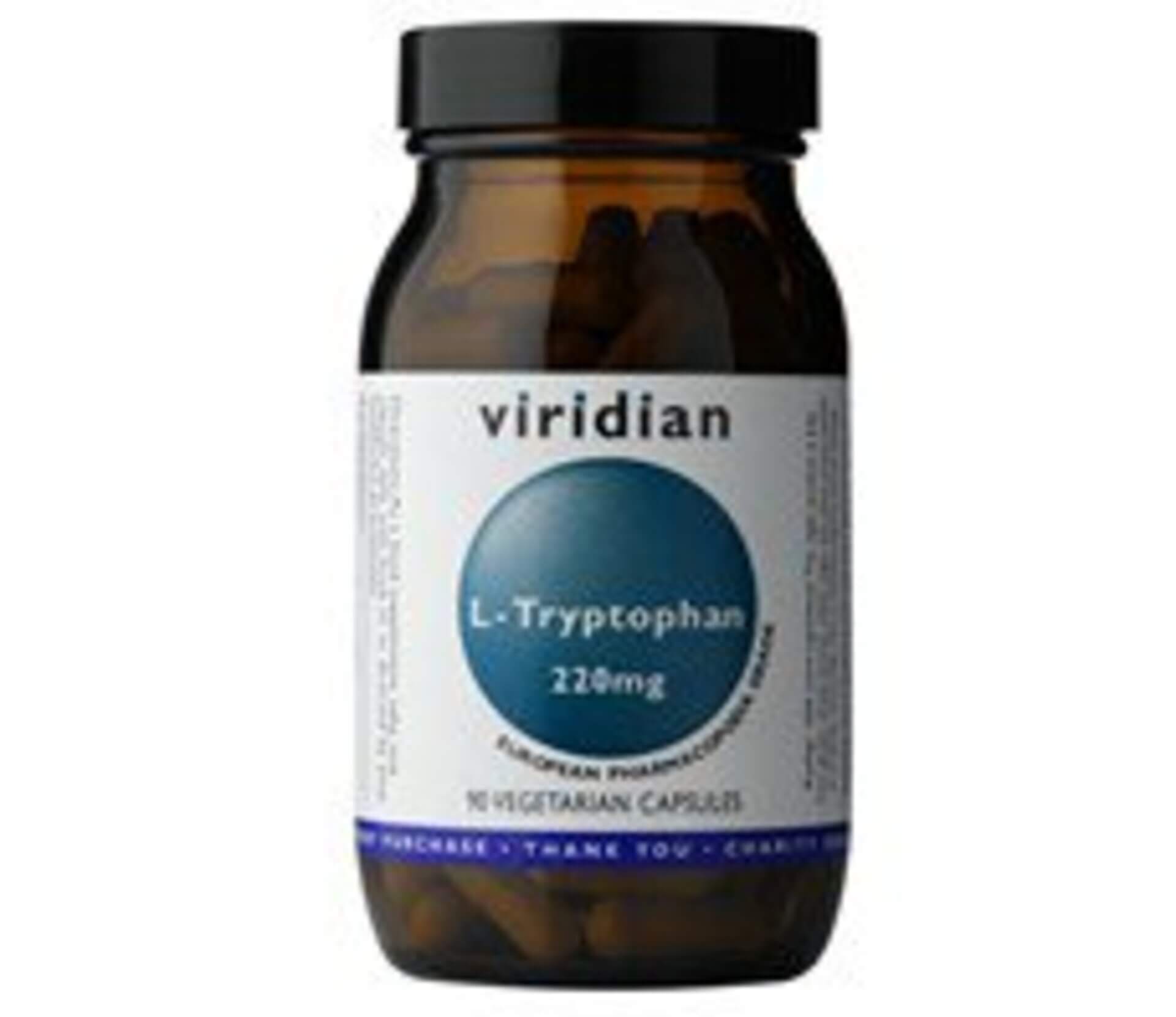 E-shop Viridian L-Tryptophan 220mg 90 kapslí
