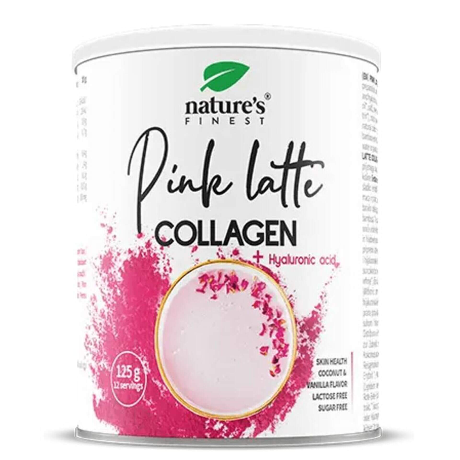 E-shop Nutrisslim Pink latte collagen + hyaluronic acid 125 g