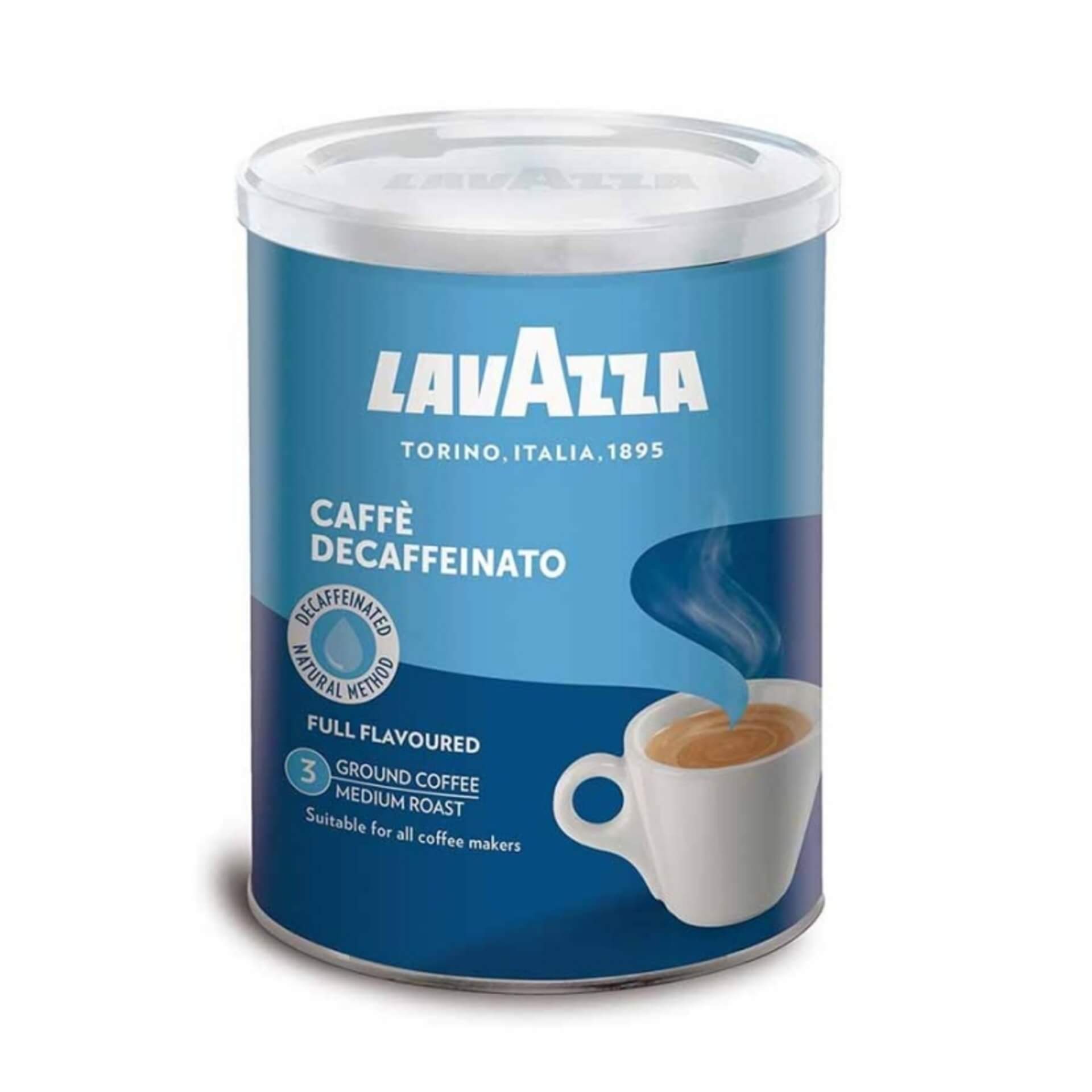 E-shop Lavazza Decaffeinato mletá káva bez kofeínu (dóza) 250 g