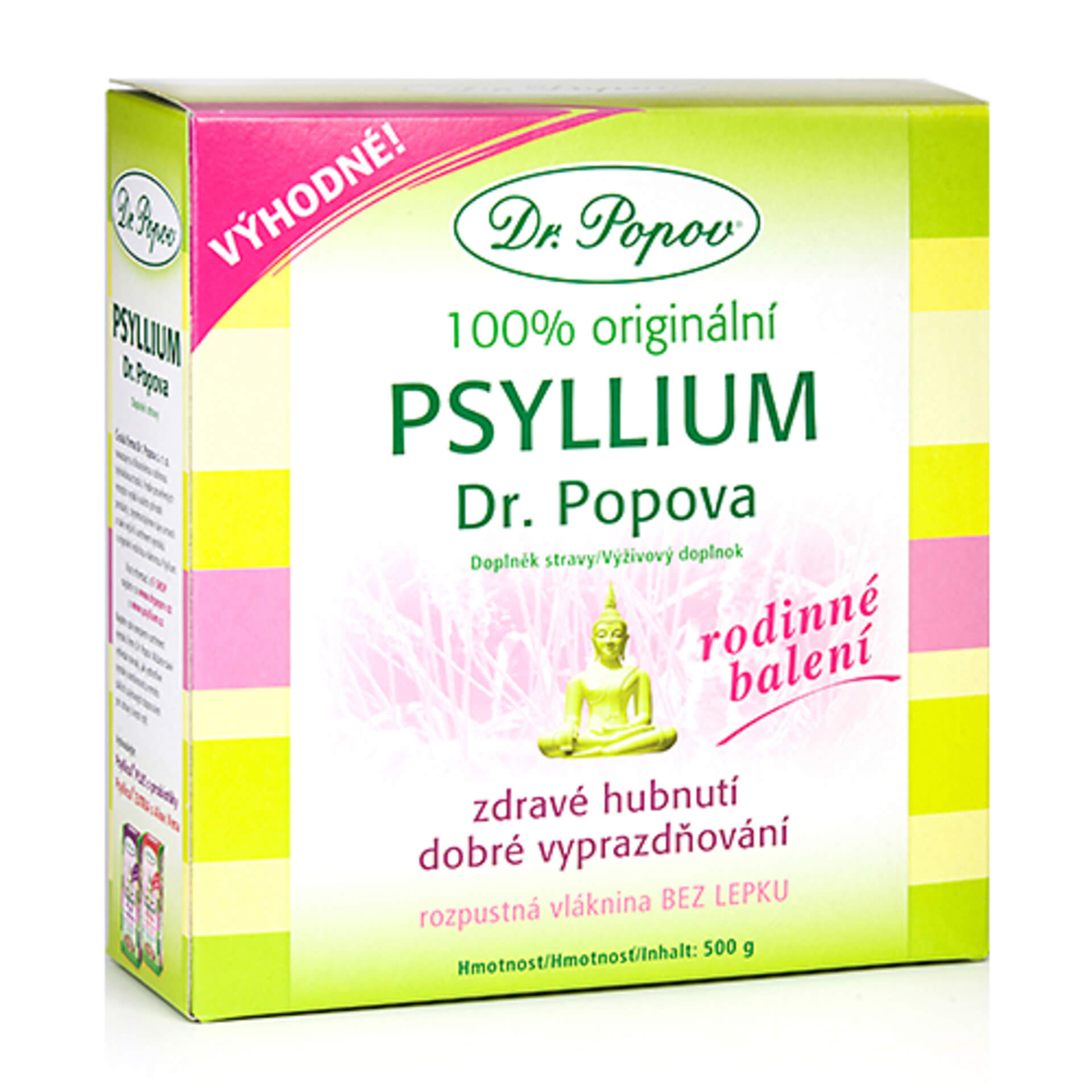 E-shop Dr. Popov Vláknina Psyllium 500 g