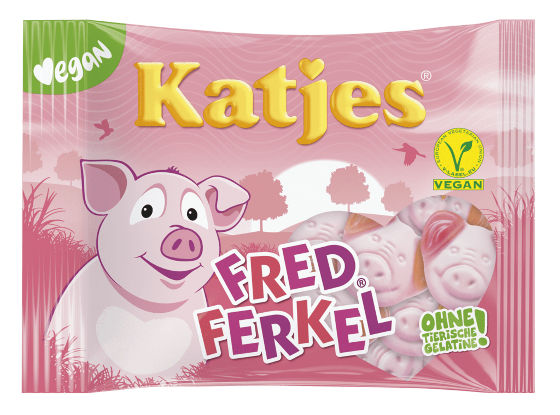 E-shop Katjes Cukríky s ovocnou príchuťou Fred Ferkel 175g