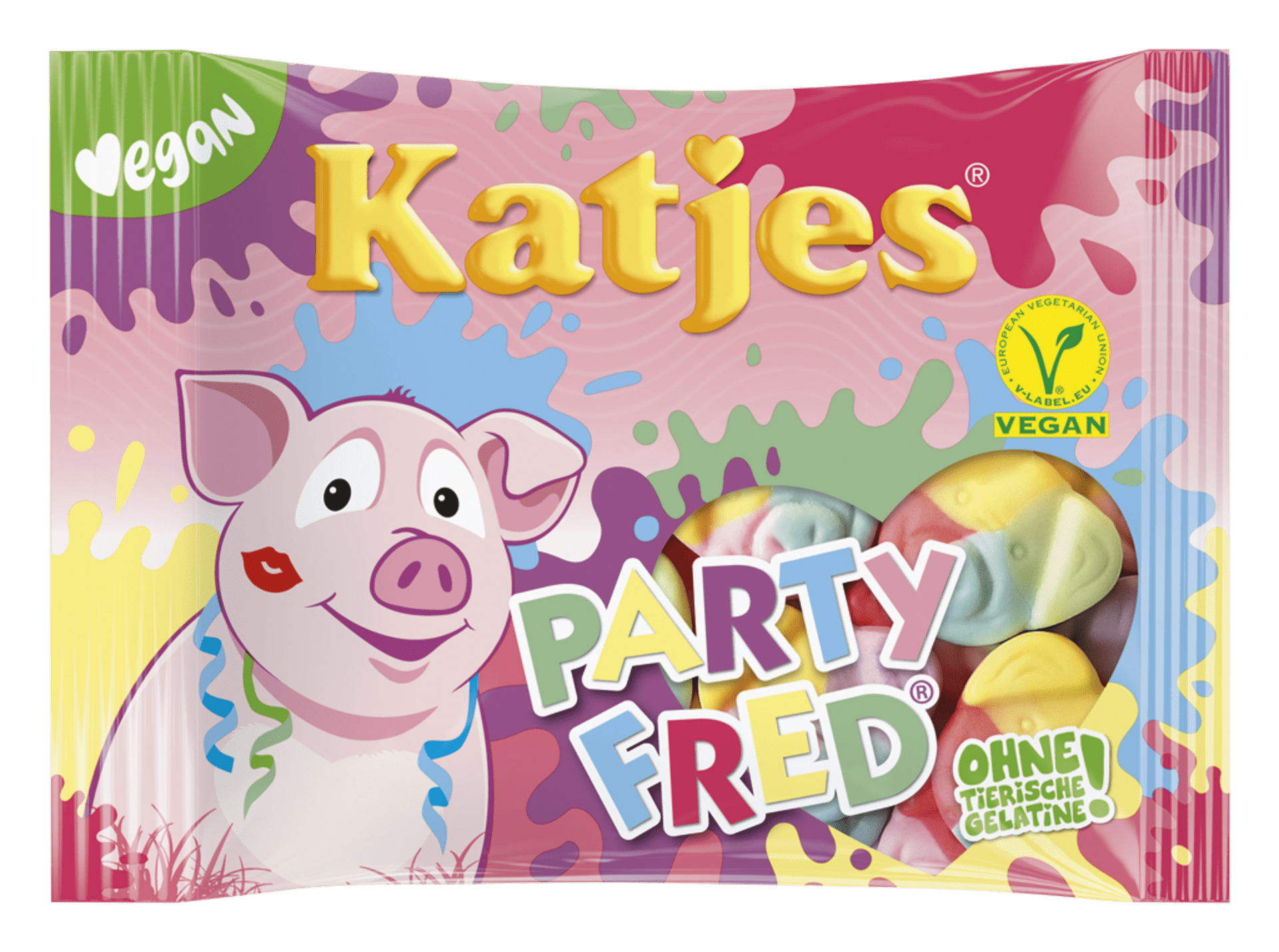 E-shop Katjes Cukríky s ovocnou príchuťou Party Fred 175 g
