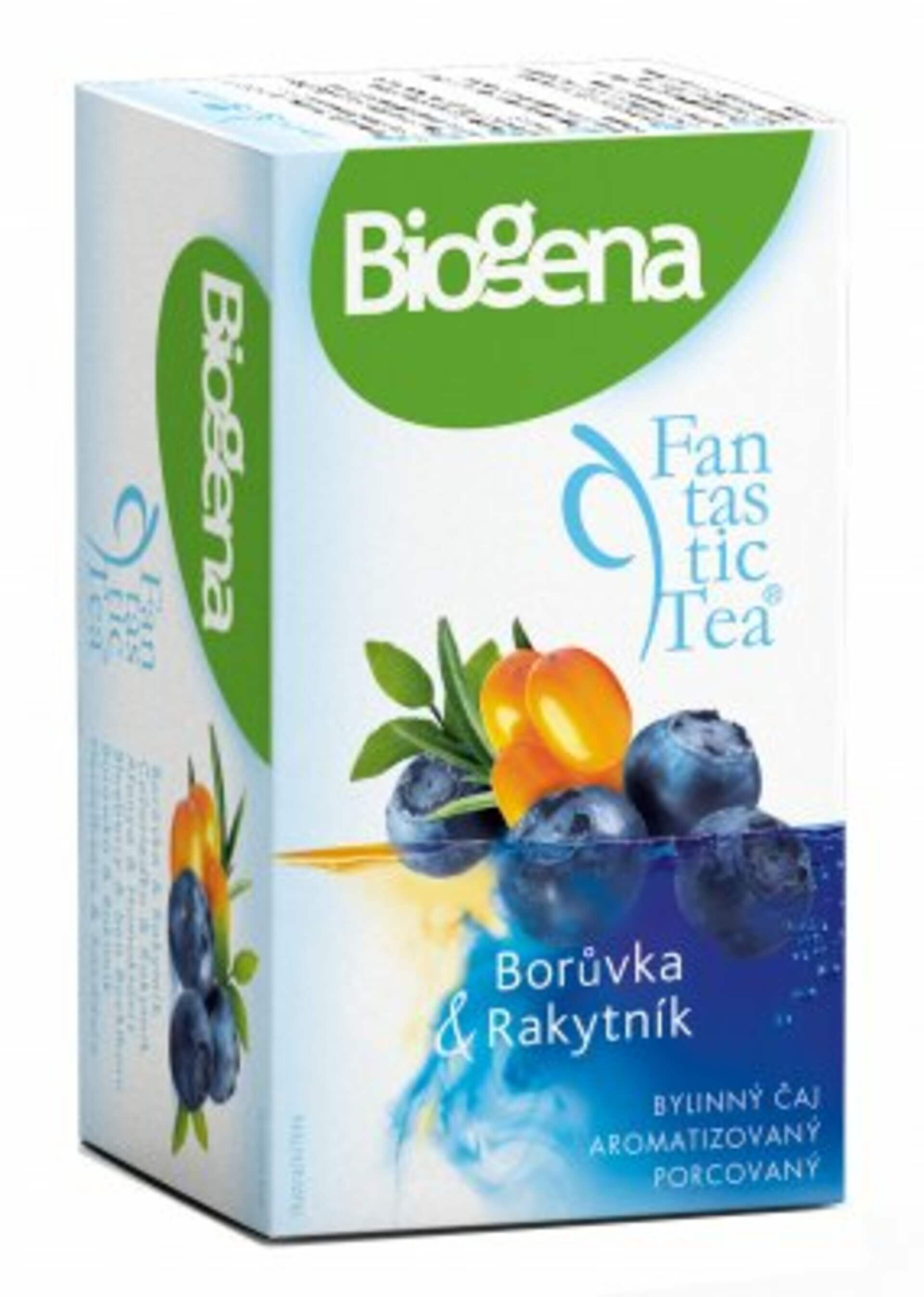 E-shop Biogena Fantastic Tea Čučoriedka &amp; Rakytník 20 x 2,5 g