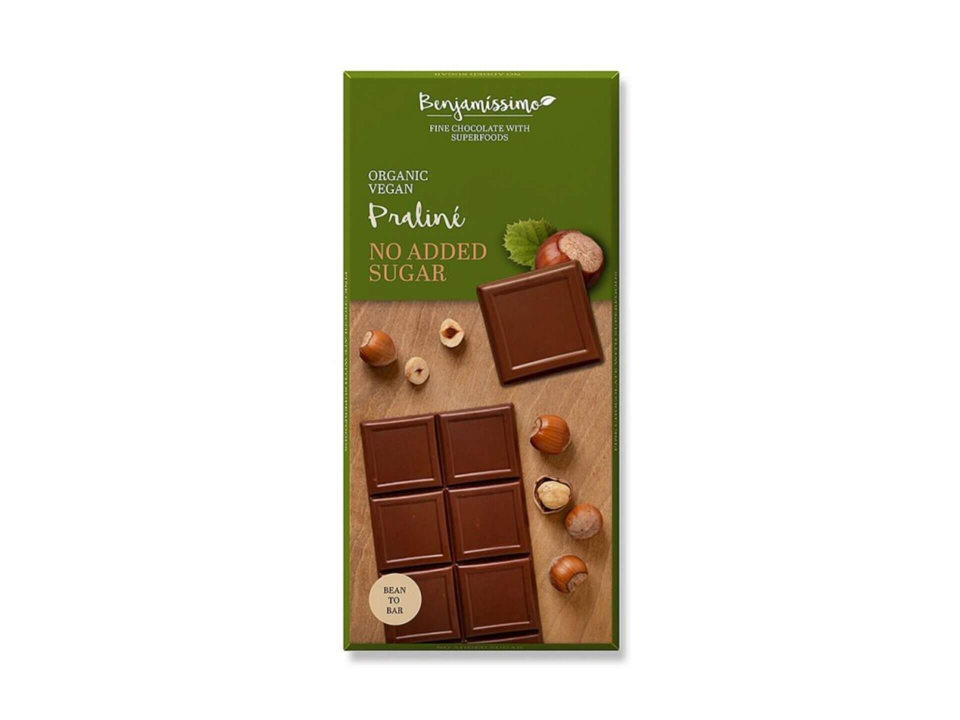 E-shop Benjamíssimo pralinková čokoláda bez cukru BIO 70 g