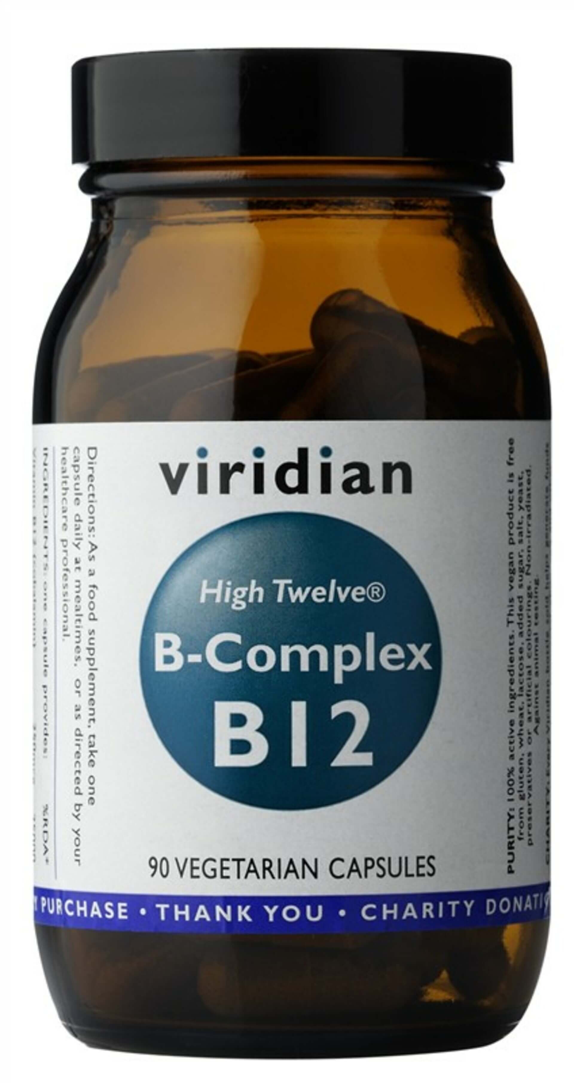 E-shop Viridian B-Complex B12 High Twelwe® 90 kapsúl