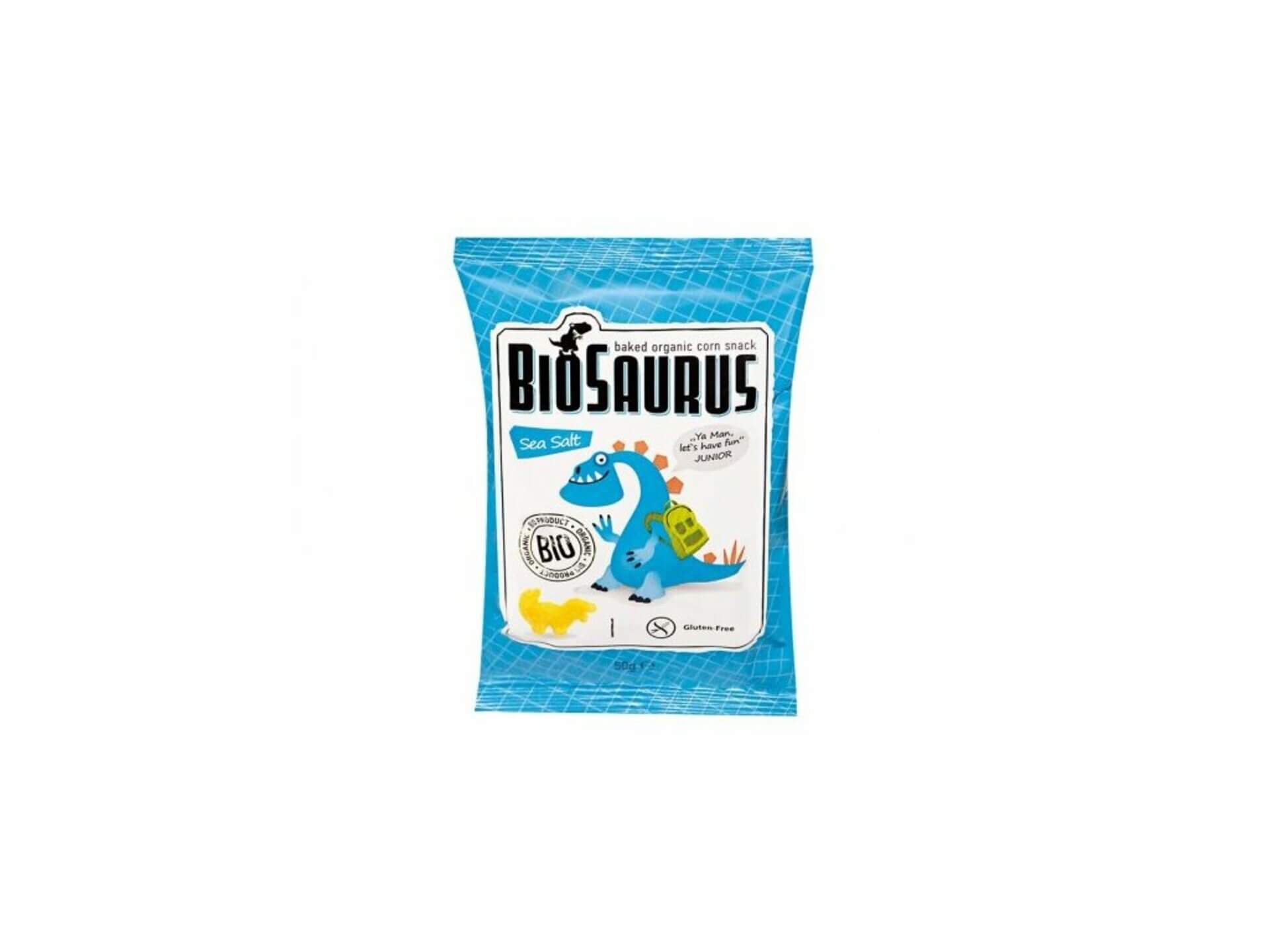 E-shop Biosaurus Kukuričné chrumky morská soľ 50 g