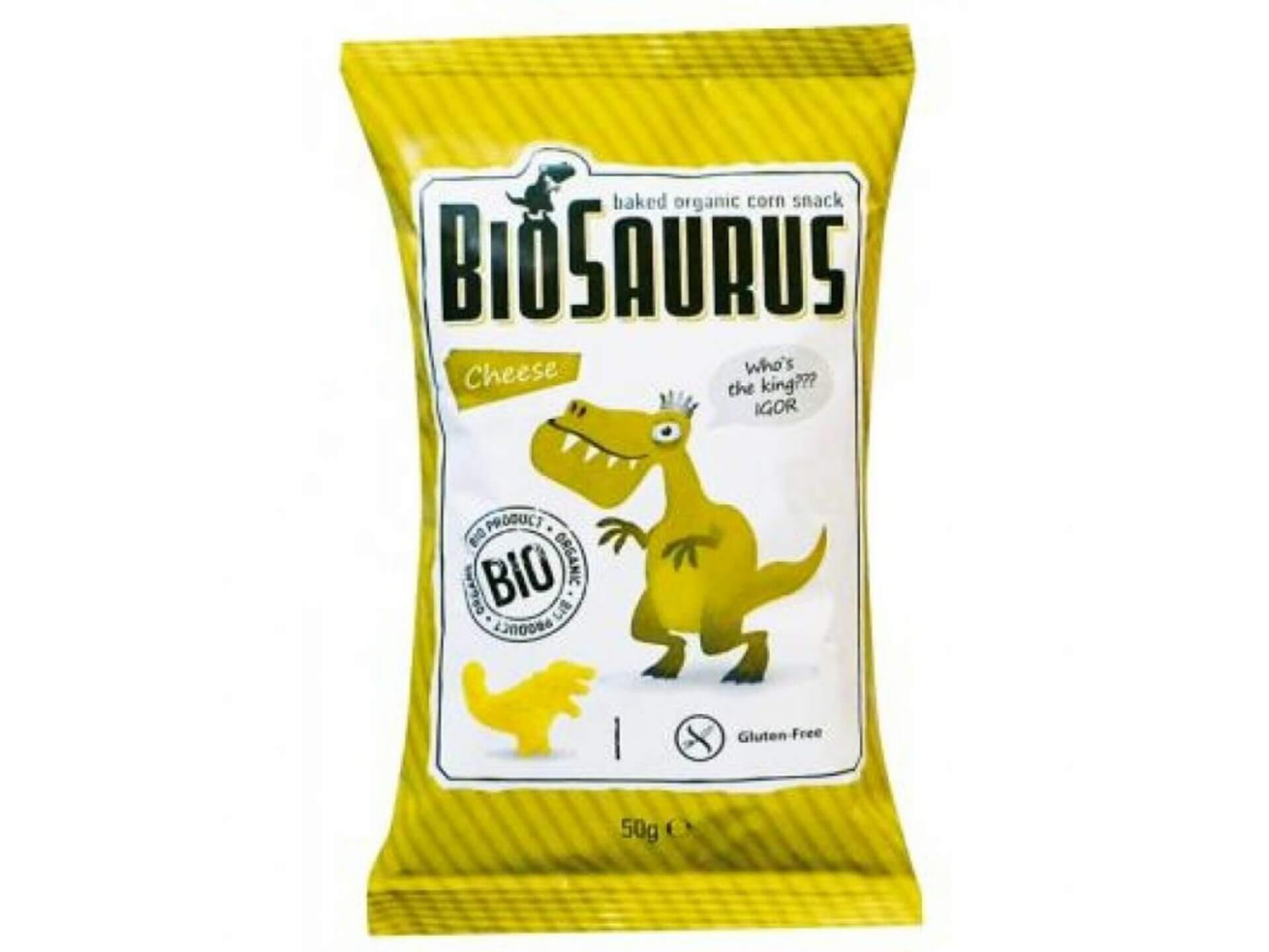 E-shop Biosaurus Kukuričné chrumky so syrom 50 g
