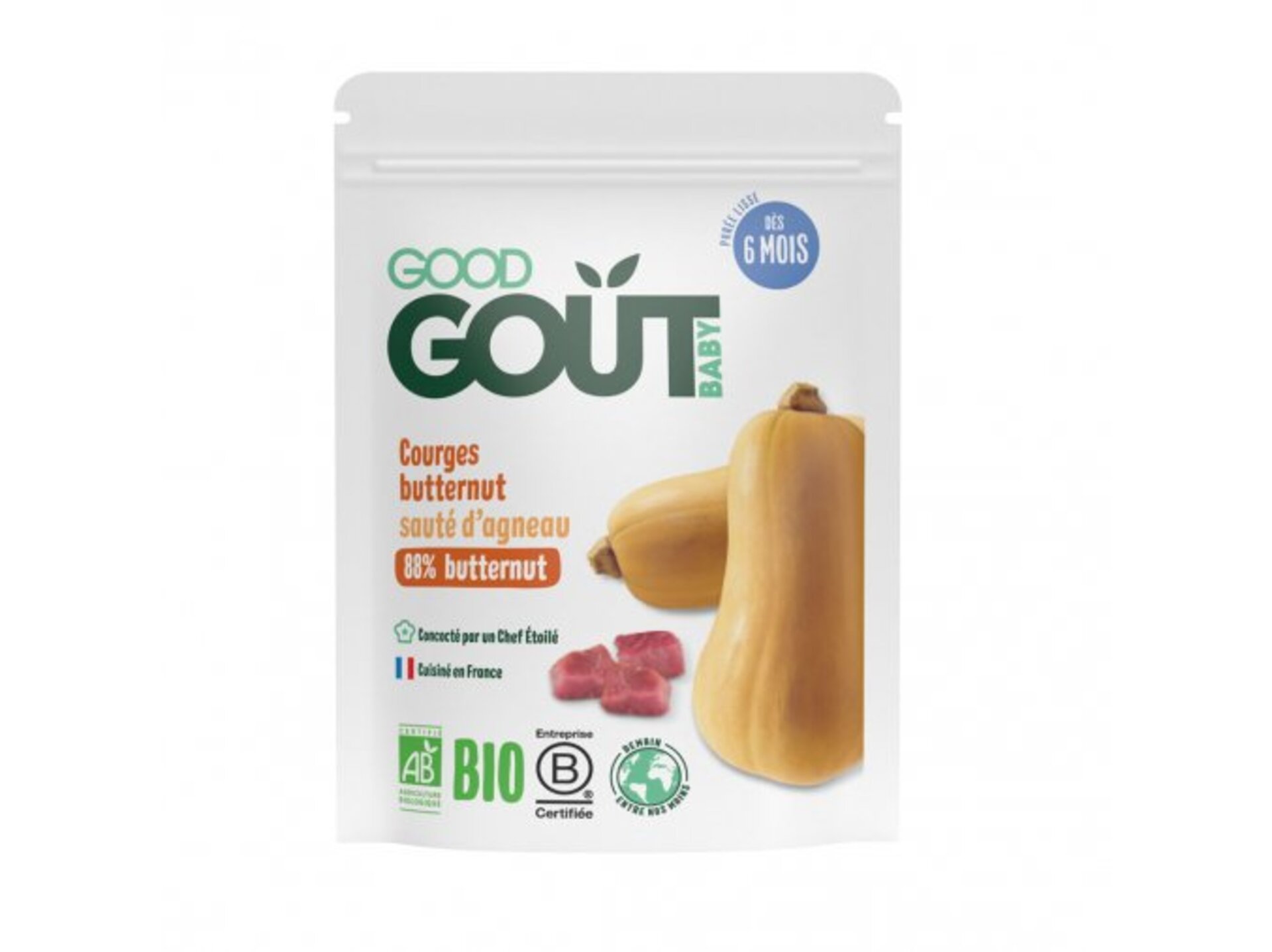 E-shop Good Gout Maslová tekvica s jahňacím mäsom BIO 190 g