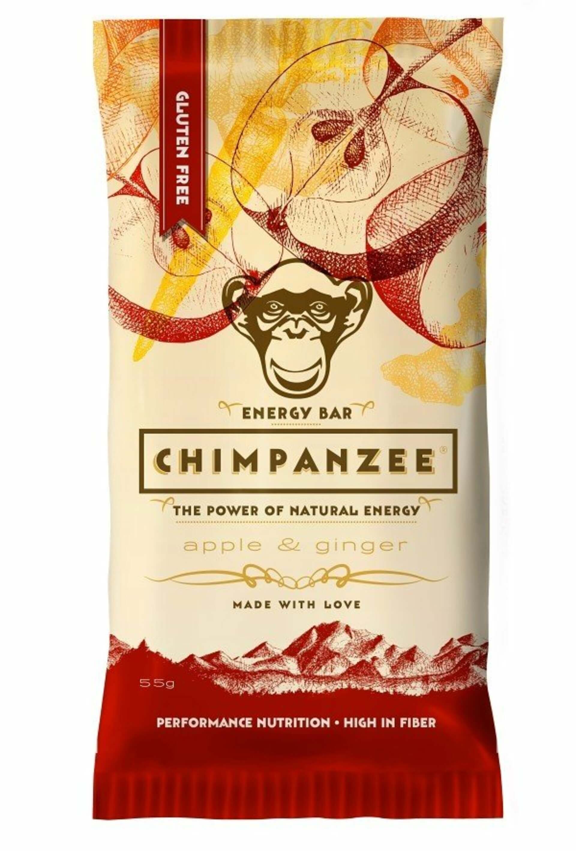 E-shop Chipmpanzee ENERGY BAR Apple - Ginger 55 g