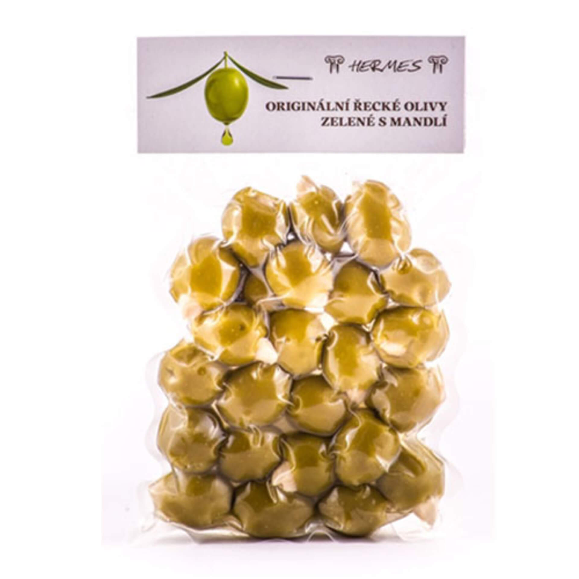 E-shop Hermes Zelené olivy s mandľou 150 g