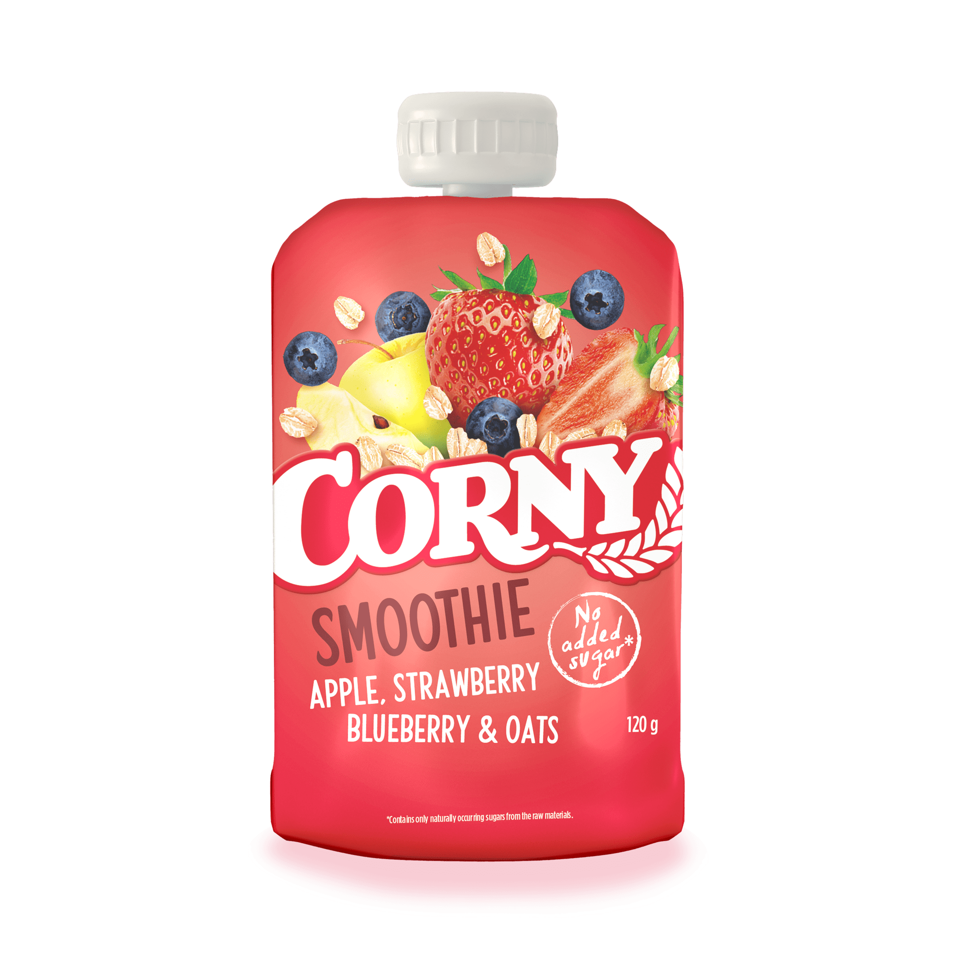 E-shop Corny kapsička Smoothie jablko, jahoda, borůvka, ovesné vločky 120 g